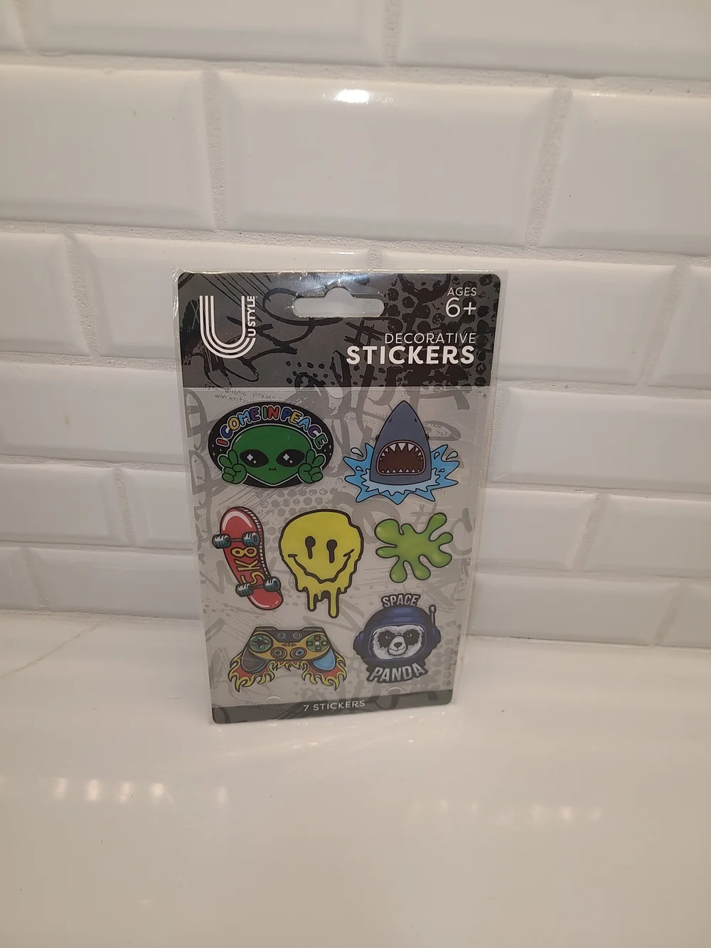 UStyle Space Punk Sticker Pack - Multicolor